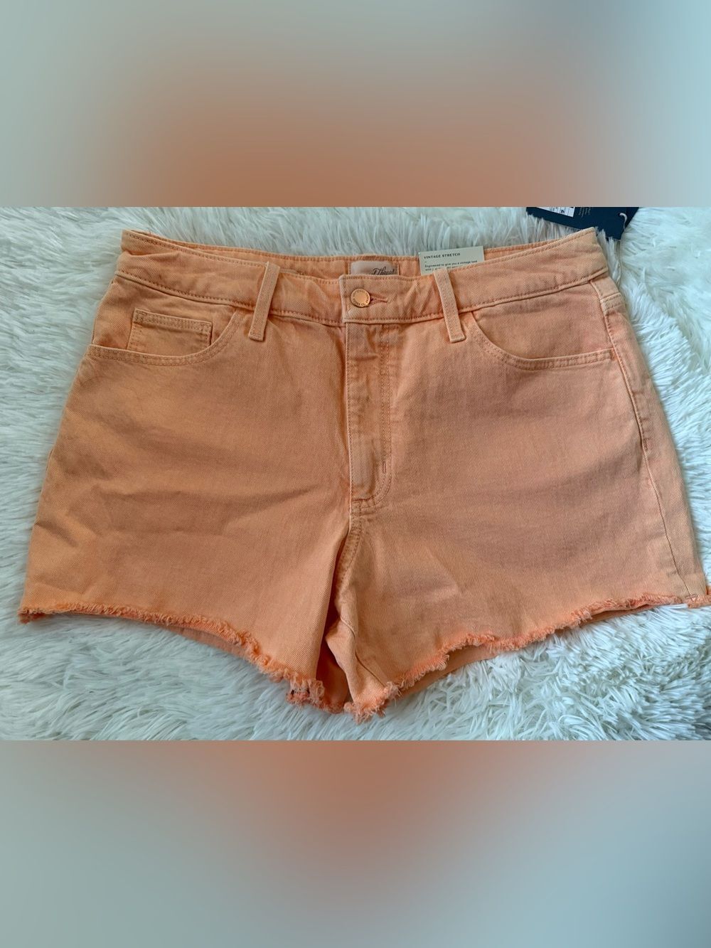 Universal Thread Peach Denim Cutoff Shorts Size 12 Womens